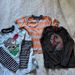 Lot of Hanna Andersson tees - sizes 6-7, 8